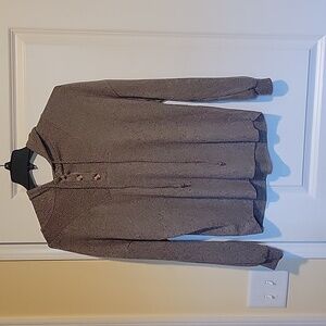 Cure Hooded Long Sleeve Shirt Size M